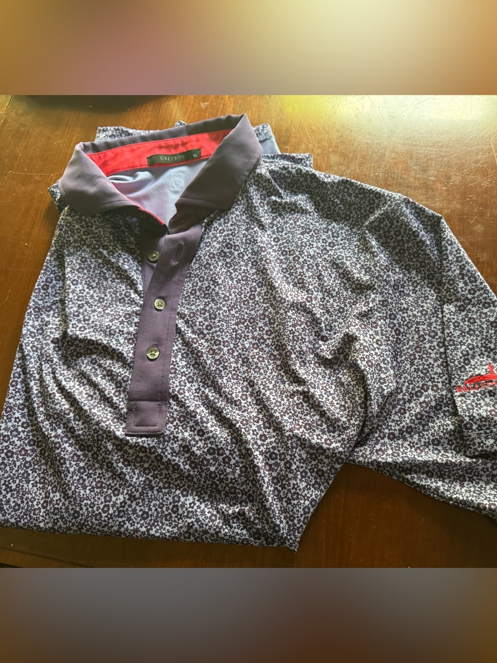 Greyson Polo golf XL ditsy floral